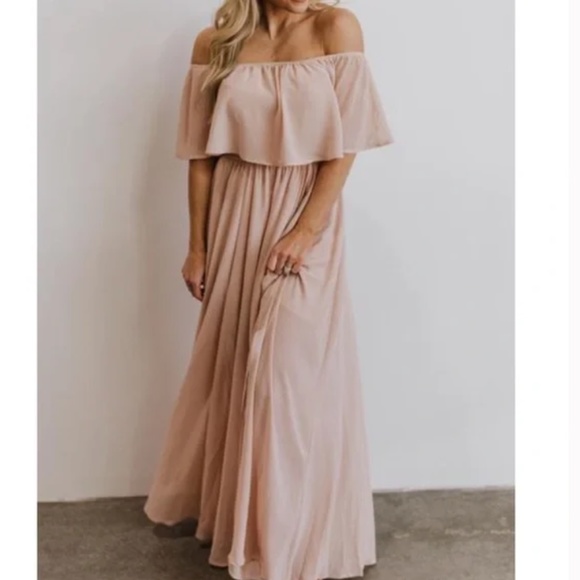 Baltic Born Dresses & Skirts - Small Baltic born Victoria off the shoulder maxi NEW WITH TAGS